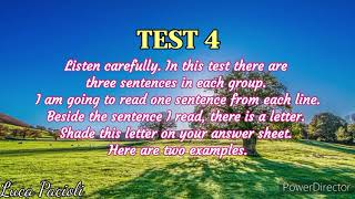 English audio Oral Test 2019 [upl. by Shea959]