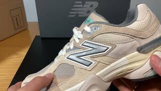 New Balance 9060 Sea Salt Surf  Mindful Grey unboxing and review  Joe Freshgoods  daddy sneaker [upl. by Carlos]