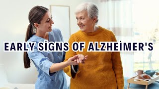 Early Signs of Alzheimers Disease  Foods Good for Alzheimers [upl. by Kcirdaed]