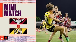 Essendon v Richmond Mini Match  Week 9 2024  AFLW [upl. by Eerihs54]