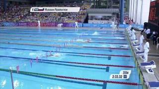 Mixed 400m Medley Relay Swimming Heats  Singapore 2010 Youth Games [upl. by Ennayelsel]