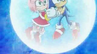 SonAmy scene in Sonic X Episode 76 Japanese dub [upl. by Eseeryt]