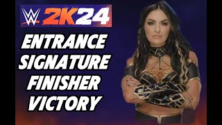 Sonya Deville  WWE 2k24 Showcase Entrance Signature Finisher Victory [upl. by Ennire355]