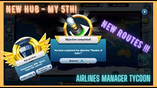 New HUB Purchase with HIGH DEMAND A Profitable One  Airlines Manager Tycoon Episode 6 [upl. by Amiarom]