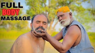 ASMR BABA KALLU  FULL BODY MASSAGE  BODY CRACKS NECK CRACK RELAXING MASSAGE  ASMR MASSAGE [upl. by Marcelle]