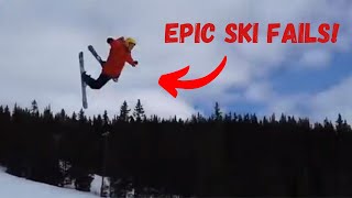 Ski Fails Compilation 2024  Hilarious Moments on the Slopes [upl. by Amelina]