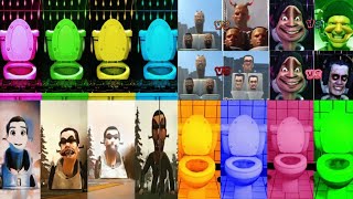 Skibidi Toilet Mega Battle Top Moments 101 GMANBATTLE [upl. by Arbas443]