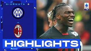 MilanInter 32  Leao show nel derby è festa Milan Gol e Highlights  Serie A TIM 202223 [upl. by Tolman]