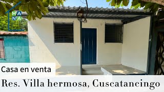 CASA EN VENTA RES VILLA HERMOSA CUSCATANCINGO EL SALVADOR [upl. by Muhan564]