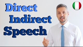 Inglese per Italiani Direct and Indirect Speech Discorso diretto e indiretto [upl. by Adnim]