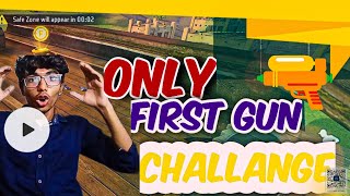 Only First Gun Challenge 🤯 freefire challange [upl. by Haynor812]