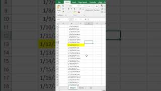 pick day from date in excel [upl. by Loydie68]