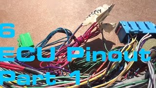 6 ECU Pinout 12  Wiring Harness Series [upl. by Major755]