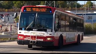 TTC Orion VII EPA10 8357 on route 900 Airport Express [upl. by Acira605]