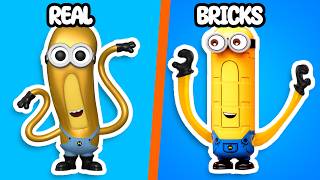 I Recreated Minions In LEGO  DESPICABLE ME 4 Out Of Bricks [upl. by Artemus467]