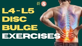 L4 L5 disc bulge exercises  Sciatica exercises  Disc bulge Physiotherapy [upl. by Arde45]