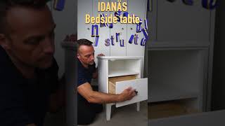 IKEA IDANAS Bed side table assembly instructions [upl. by Rodrich228]