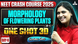 Morphology of Flowering Plants Class 11 One Shot  L3  NEET Crash Course 2025  Garima Goel [upl. by Finkelstein]