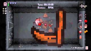 Binding of Isaac afterbirth Op combo  chocolate milk  death touch  proptosis [upl. by Aseek]