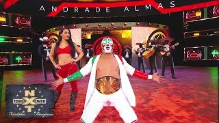 Masked mariachi band plays Andrade quotCienquot Almas to the ring NXT TakeOver Philadelphia [upl. by Phineas]