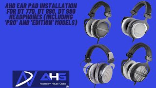 Easily Install New Beyerdynamic DT 770 DT 880 DT 990 etc Ear Pads in Just Minutes [upl. by Nitnelav]