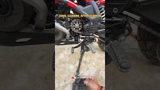 BMW Chain Cleaning after 2400KMs shorts motovlog bmw310gs chaincleaning motocarenada motul [upl. by Mikihisa]