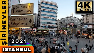 Şirinevler Bahçelievler Istanbul Walking Tour  İstanbul Bahçelievler ve Şirinevler 2021 [upl. by Ellebyam700]