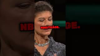 Kritische Analyse der Haushaltsausgaben  Sahra Wagenknecht ZDFheute markuslanz [upl. by Yeldnarb976]