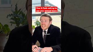 Annual Leave  work office worklife holiday vacation sketchcomedy funny relatable lol uk [upl. by Osnofledi]