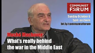 Moshé Machover What is really behind the war in the Middle East full session [upl. by Adai]