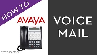 Avaya Voice Mail programming Partner VS [upl. by Naes]