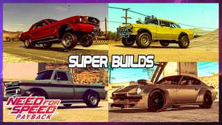 Super Builds Of Derelict Cars  Need for Speed Payback PS4 [upl. by Artima470]