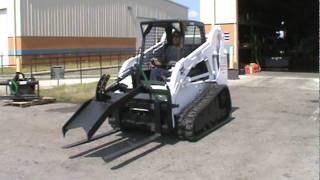 Fork Grapple Attachment for Skid Steer Loaders available  Jim Goodall Equipment [upl. by Davidson362]