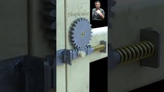 😱Secret Automatic Gate Lock latch fypシ゚ shortsvideobamboo [upl. by Nimzaj]