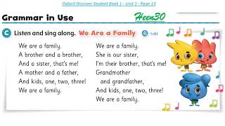 Oxford Discover Book 1 Unit 1 Song amp Communicate [upl. by Wivinia635]