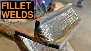 Fillets Welds  Multipass 7018 All the Way Out [upl. by Adnohser]