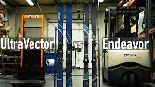 UltraVector vs Endeavor  Voile Ski Shootout [upl. by Ecela731]