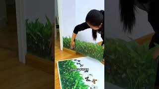 Interior decoration 3D wall stickers Selfadhesive wallpaper waterproof and oilproof3d part 58 [upl. by Odelia793]