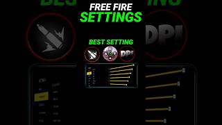 Free Fire Headshot Setting 😱 100 Working [upl. by Mendive274]