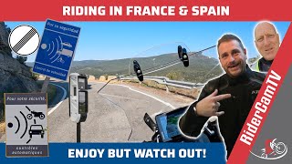 Riding in Spain amp France  Speed Limits and things to watch out for [upl. by Ezeerb]