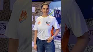 Sania Mirza Attends Tennis Premier League 6 Auctions bollywood shudhmanoranjan [upl. by Eyaf440]