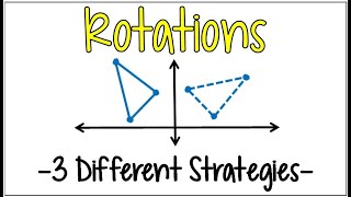 Transformations 3 Different Ways to Rotate a Shape on the Coordinate Plane [upl. by Oicapot]