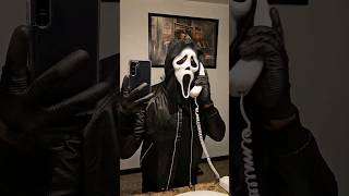 GHOSTFACE goes to the SCREAM EXPERIENCE short 👻🗡 [upl. by Jermain]