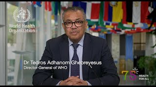 WHO DirectorGeneral Dr Tedros Adhanom Ghebreyesus  NYAMs 176th Anniversary Discourse [upl. by Fafa]