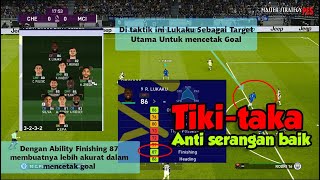 Formasi tikitaka 3232 ini lebih sulit di tembus Begini Skema Serangannya  PES 2021 [upl. by Auos]