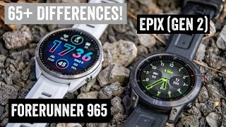 Garmin Forerunner 965 vs Epix 65 Differences Explained [upl. by Leur]