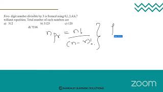 Permutations and combinations  Maths  Session 20 [upl. by Bonns]