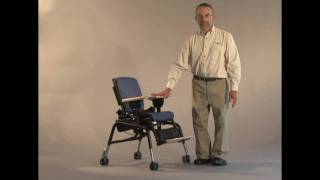 Rifton Activity Chair Inservice Video 5  Footrest [upl. by Ahsik]