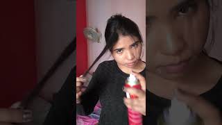 ELPIS GOLD primium ultra shine finish hair spray review youtubeshorts elpis hairspray setting [upl. by Aneeram31]