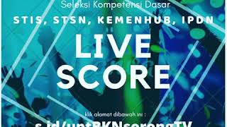 LIVE SCORE SKD STIS KEMENHUB IPDN [upl. by Gothar559]